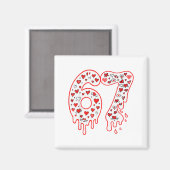 67 Eis-Drip-Meme Six Seven Gen Alpha Valenti Magnet (Vorderseite/Rückseite)