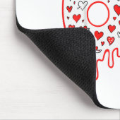 67 Eis-Drip-Meme Six Seven Gen Alpha Valenti Mousepad (Ecke)