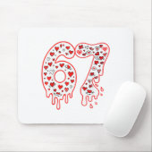 67 Eis-Drip-Meme Six Seven Gen Alpha Valenti Mousepad (Mit Mouse)