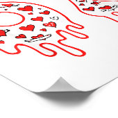 67 Eis-Drip-Meme Six Seven Gen Alpha Valenti Poster (Ecke)