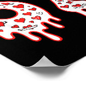 67 Eis-Drip-Meme Six Seven Gen Alpha Valenti Poster (Ecke)