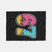 67 Eis-Drip-Meme Six Seven Lustig Gen Alpha D Fleecedecke (Vorderseite (Horizontal))