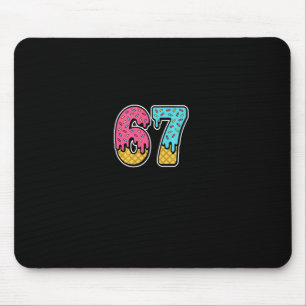 67 Eis-Drip-Meme Six Seven Lustig Gen Alpha D Mousepad