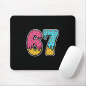 67 Eis-Drip-Meme Six Seven Lustig Gen Alpha D Mousepad (Mit Mouse)