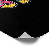 67 Eis-Drip-Meme Six Seven Lustig Gen Alpha D Poster (Ecke)