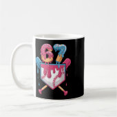67 Eis Drip Meme Six Seven Pride 6 7 Eiscreme Kaffeetasse (Links)