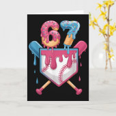 67 Eis Drip Meme Six Seven Pride 6 7 Eiscreme Karte (Gelbe Blume)