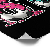 67 Eis-Drip-Soccer Gen Alpha-Slang Sechs Sieben Poster (Ecke)