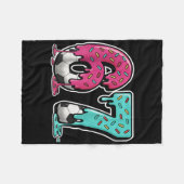 67 Eis-Drip-Soccer Gen Alpha Slang Six Seven Fleecedecke (Vorderseite (Horizontal))