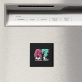 67 Eis-Drip-Soccer Gen-Alpha-Slang Six Seven Magnet (In Situ (Geschirrspüler))