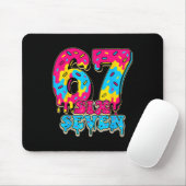 67 Eis-Drip Softll Gen Alpha Slang Six Seven Mousepad (Mit Mouse)