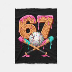 67 Eis-Drip Verkaufe Nummer 67 Spieler 67. Geburt Fleecedecke