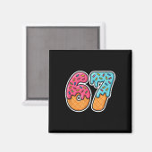 67 Eis Meme Drip Six Seven Slang Gen Alpha  Magnet (Vorderseite/Rückseite)