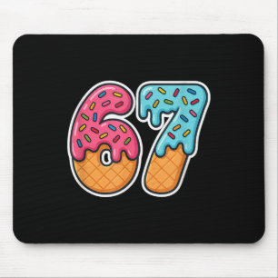 67 Eis Meme Drip Six Seven Slang Gen Alpha Mousepad