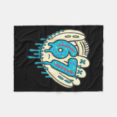 67 Eis-Tropf Lustig Sechs Sieben Baseball Fleecedecke (Vorderseite (Horizontal))