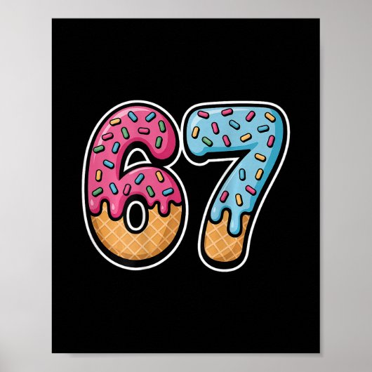 67 Eis tropft (nur ck) Poster (Vorne)