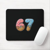 67 Eiscreme 67 Meme Lustig Six Seven Gen Alpha Män Mousepad (Mit Mouse)
