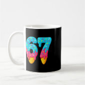 67 Eiscreme-Tropf-Meme Lustig Six Seven Gen Alpha Kaffeetasse (Links)
