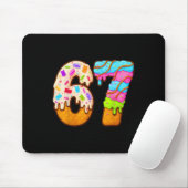 67 Eiscreme-Tropf-Meme Lustig Six Seven Gen Alpha Mousepad (Mit Mouse)