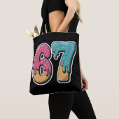 67 Eiscreme-Tropf-Meme Lustig Six Seven Gen Alpha Tasche (Von Nahem)