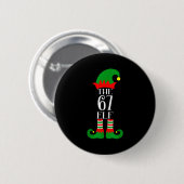 67 Elf Weihnachtskostüm Pyjama 67 Meme Gen Alpha  Button (Vorne & Hinten)