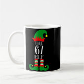 67 Elf Weihnachtskostüm Pyjama 67 Meme Gen Alpha  Kaffeetasse (Links)