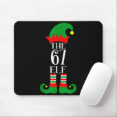 67 Elf Weihnachtskostüm Pyjama 67 Meme Gen Alpha Mousepad (Mit Mouse)