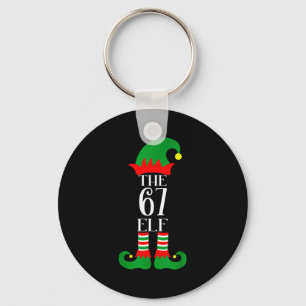 67 Elf Weihnachtskostüm Pyjama 67 Meme Gen Alpha  Schlüsselanhänger