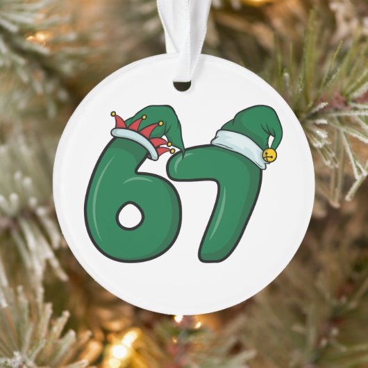 67 Elves Santa Christmas Ornament  (Baum)
