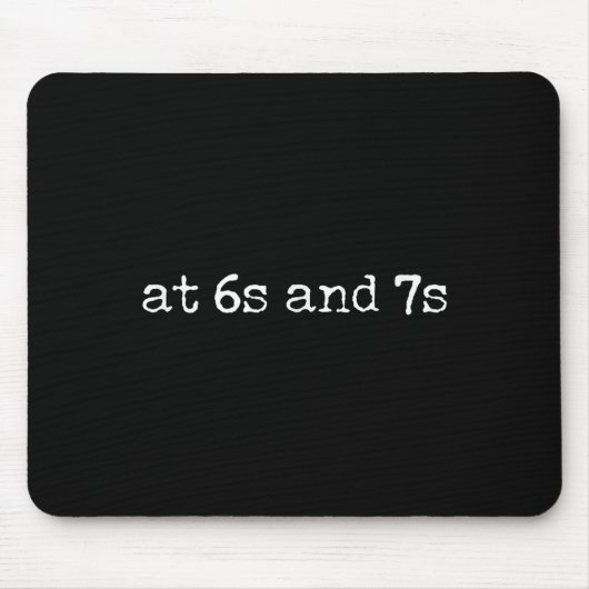 67 Englischlehrer Meme Six Seven Idiom Lustiger Le Mousepad (Vorne)