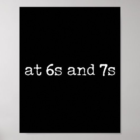 67 Englischlehrer Meme Six Seven Idiom Lustiger Le Poster (Vorne)