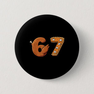 67 Erntedankfest Lustig 6 7 Meme Sechs Sieben Trut Button