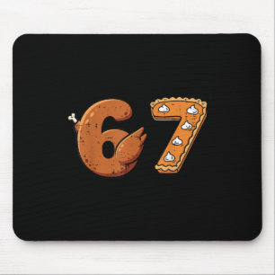 67 Erntedankfest Lustig 6 7 Meme Sechs Sieben Trut Mousepad