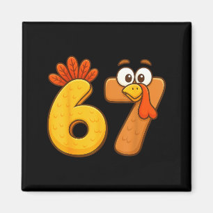 67 Erntedankfest Lustig Six Seven Meme Für Männer  Magnet