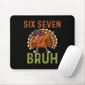 67 Erntedankfest Lustig Six Seven Meme Truthahn Ki Mousepad (Mit Mouse)