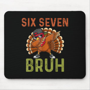 67 Erntedankfest Lustig Six Seven Meme Truthahn Ki Mousepad