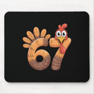 67 Erntedankfest Lustiger Truthahn Erntedankfest 6 Mousepad