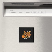 67 Erntedankfest Truthahn Funny 6 7 Meme Sechs Sie Magnet (In Situ (Geschirrspüler))