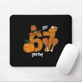 67 Erntedankfest Truthahn Lustig 6 7 Meme Sechs Si Mousepad (Mit Mouse)