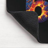 67 Feuer Eis Zahl Lustig Sechs Sieben Meme 6 7 Mousepad (Ecke)