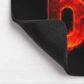 67 Flame Number Six Seven Meme 67 Kid  Mousepad (Ecke)