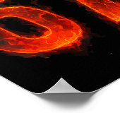 67 Flame Nummer Sechs Sieben Meme 67 Kid _1 Poster (Ecke)