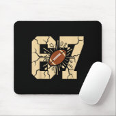67 Football Six Seven 6 7 Meme - Funny 6-7 Drip Am Mousepad (Mit Mouse)