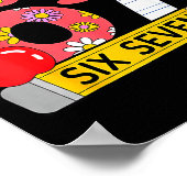 67 For Teachers 67 Teacher Six Seven  Poster (Ecke)
