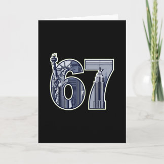 67 Freiheitsstatue Empire State Grafik  Karte