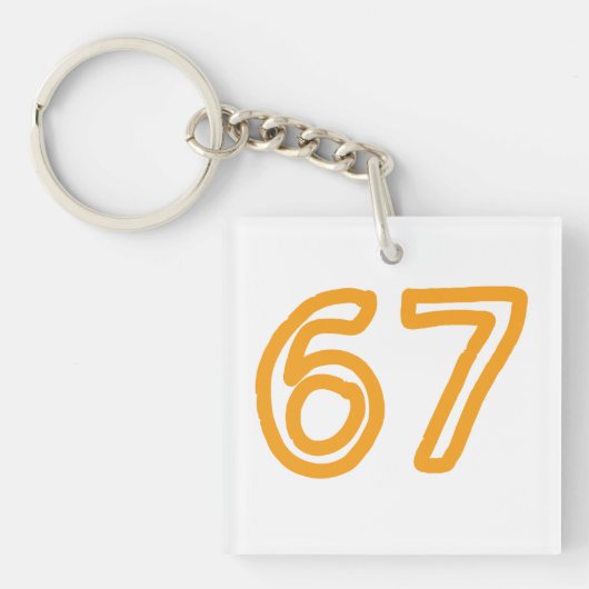67 ft 6 7 schlüsselanhänger (Vorderseite)
