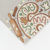 67 Funny 6 7 Six Seven Gingerbread Cookie Holiday Fleecedecke (Ecke)