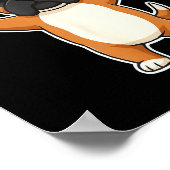 67 Funny Boxer Dog Six Seven 6-7 Meme Gen Z Humor Poster (Ecke)