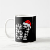67 Funny Christmas Plaid Kids Xmas 6 7 Kaffeetasse (Links)