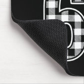 67 Funny Christmas Plaid Kids Xmas 6 7 Mousepad (Ecke)